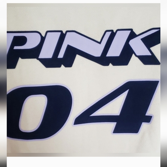 NWT PINK Cream Color Full Zip Hoodie XL - Picture 3 of 8